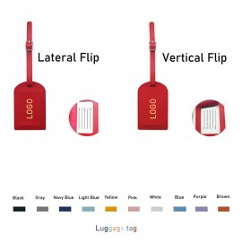 7" PU Leather Privacy Protection Luggage Tag/Suitcase Label with Logo  7" PU Leather Privacy Protection Luggage Tag/Suitcase Label with Logo