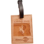 Hardwood State Luggage Tags with Logo