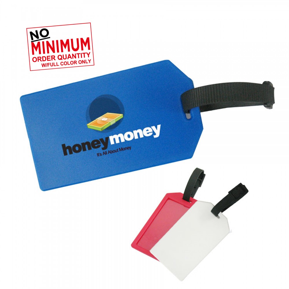 Business Card Luggage Tag,with digital full color process(Close Out) with Logo