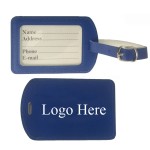 Custom Imprinted PU Leather Luggage Tag