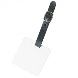 Square Metal Bag Tag with Logo  Square Metal Bag Tag with Logo