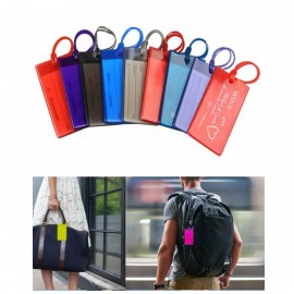 Colorful Flexible Travel Luggage Tags For Baggage Bags with Logo