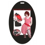 Laminated Event Tag - Oval (3.5"x5.5") Logo Branded