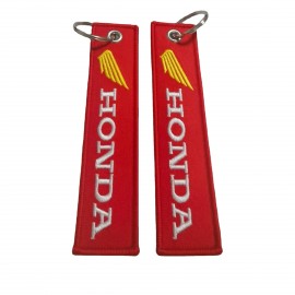 Double-sided Embroidery 2 Color Luggage Tag with Logo