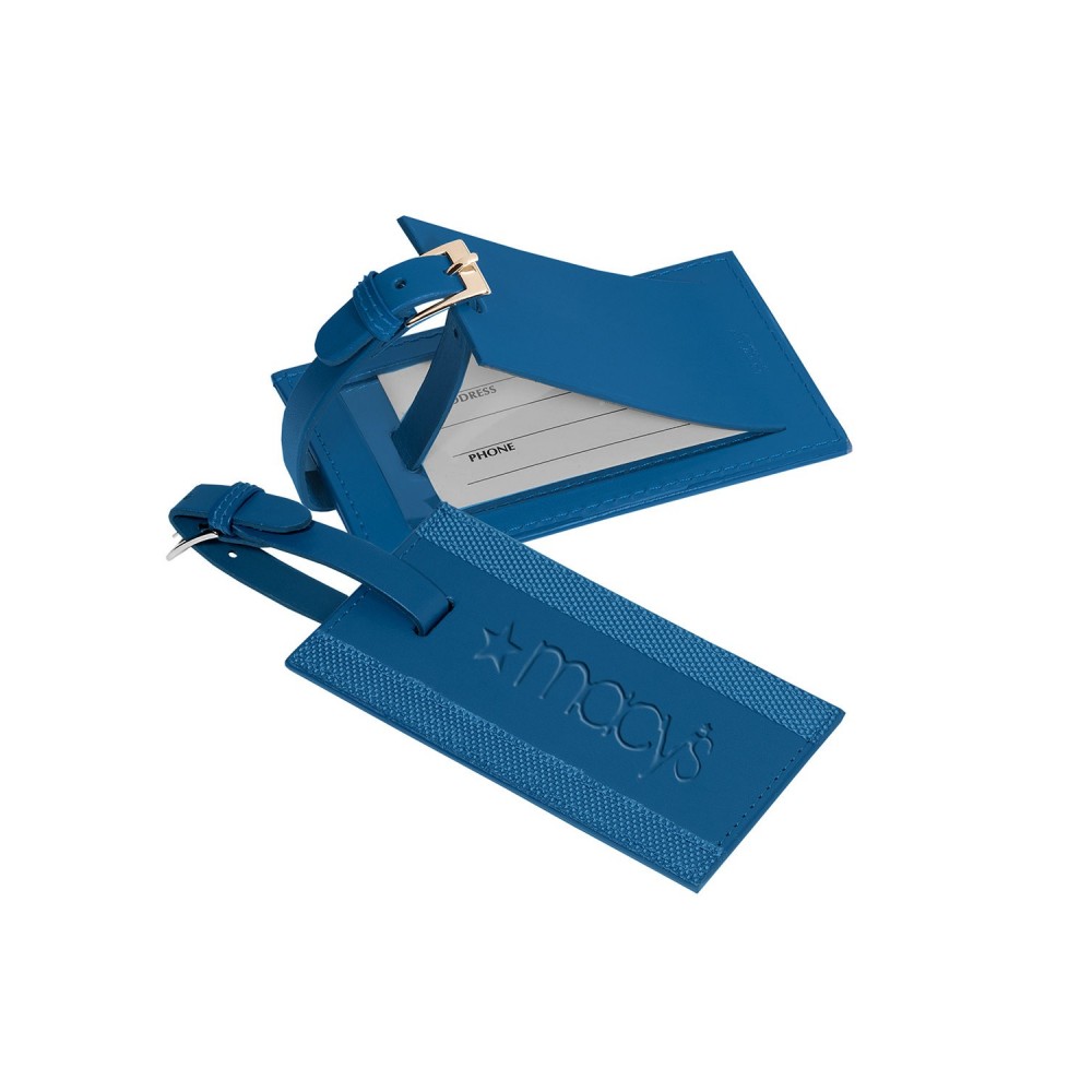 Promotional Majestic Leather Luggage Tag Promotional Majestic Leather Luggage Tag