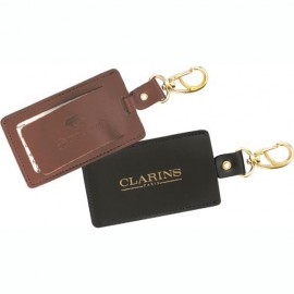 Customized Top Grain Leather Swivel Luggage Tag (Domestic)  Customized Top Grain Leather Swivel Luggage Tag (Domestic)