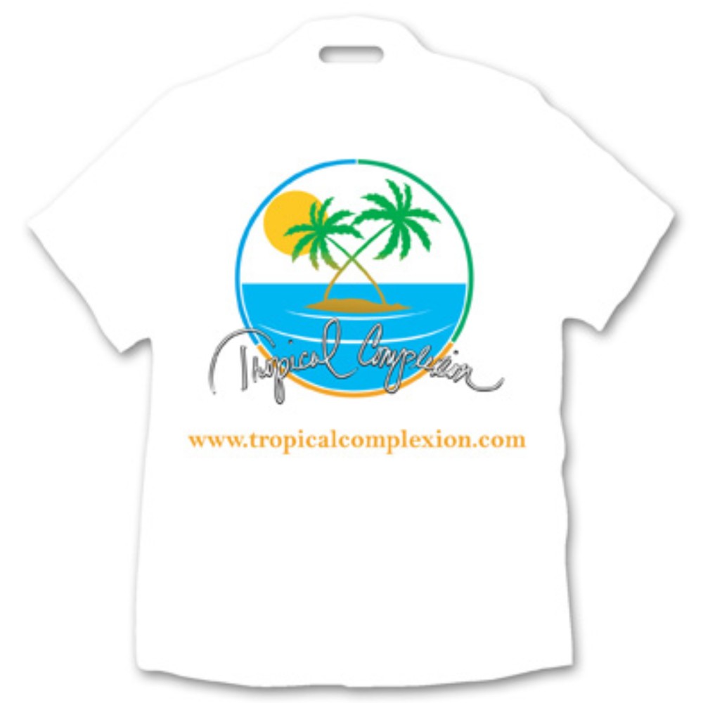 Logo Branded Laminated Event Tag - T-Shirt (5.25"x5") Logo Branded Laminated Event Tag - T-Shirt (5.25"x5")