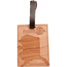 Personalized 3" x 4" - Alaska Hardwood Luggage Tags