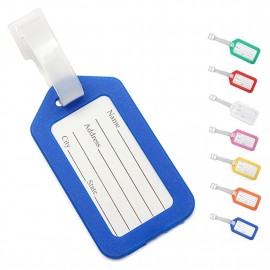 Colorful Plastic Luggage Tag with Logo