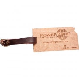 Hardwood State Luggage Tags with Logo
