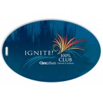 Custom Printed Full Color Write On Tag (Oval 3.5"x5.5")