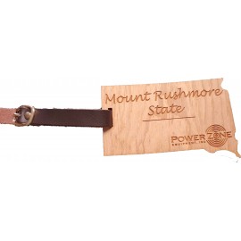 Custom 3" x 4" - South Dakota Hardwood Luggage Tags