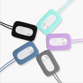 Silicone Luggage Tag with Logo  Silicone Luggage Tag with Logo