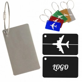 Aircraft-shaped Aluminum Alloy Luggage Tag Consignment Tag with Logo  Aircraft-shaped Aluminum Alloy Luggage Tag Consignment Tag with Logo
