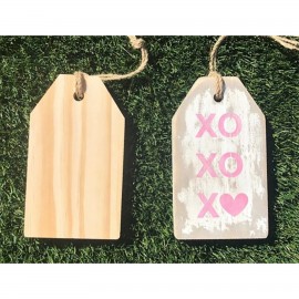 Hardwood Gift Tags with Logo