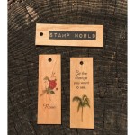 Wood Veneer Tags 1 Sided with Logo