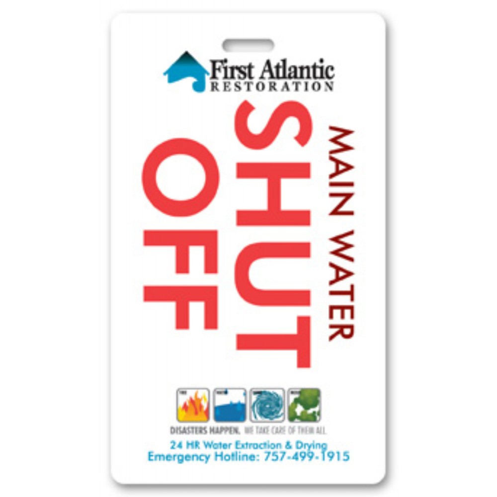 Laminated Event Tag (2.625"x4.5") Rectangle Custom Printed Laminated Event Tag (2.625"x4.5") Rectangle Custom Printed