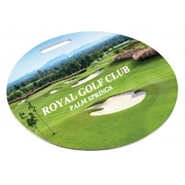 Customized 3.5" - Round Aluminum Bag Tag  Customized 3.5" - Round Aluminum Bag Tag