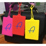 Personalized Silicone Card Holder/Luggage Tag Solid Back