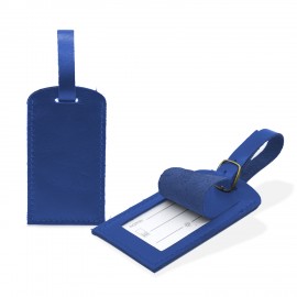 Outpost Leather Luggage Tag with Logo