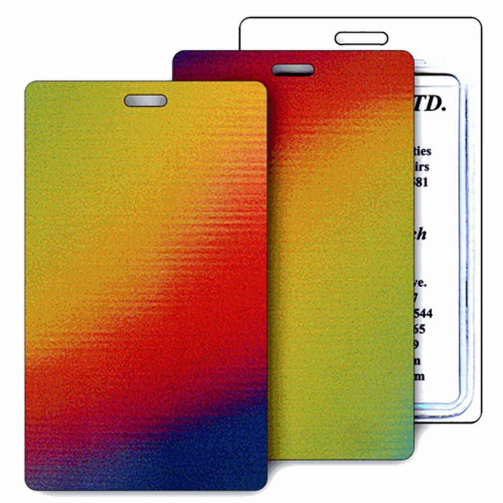 Logo Branded Lenticular Yellow/Red/Green Changing Color Luggage Tag (Custom) Logo Branded Lenticular Yellow/Red/Green Changing Color Luggage Tag (Custom)