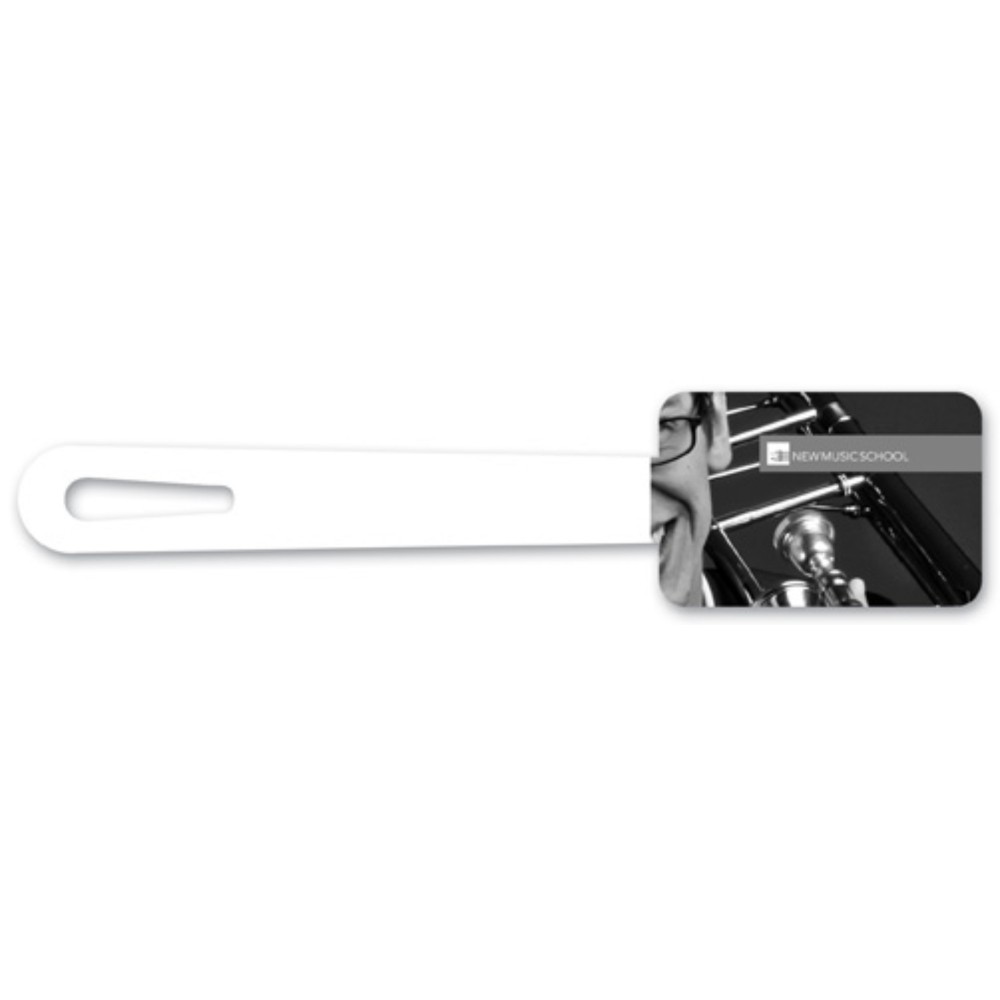 Logo Branded All-in-One Luggage Tags (2"x9" Rectangle) Logo Branded All-in-One Luggage Tags (2"x9" Rectangle)