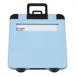 Luggage Tag - Blue with Logo