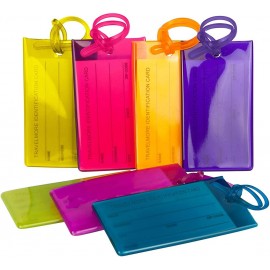 Customized Journey PVC Luggage Tag / Bag Tag