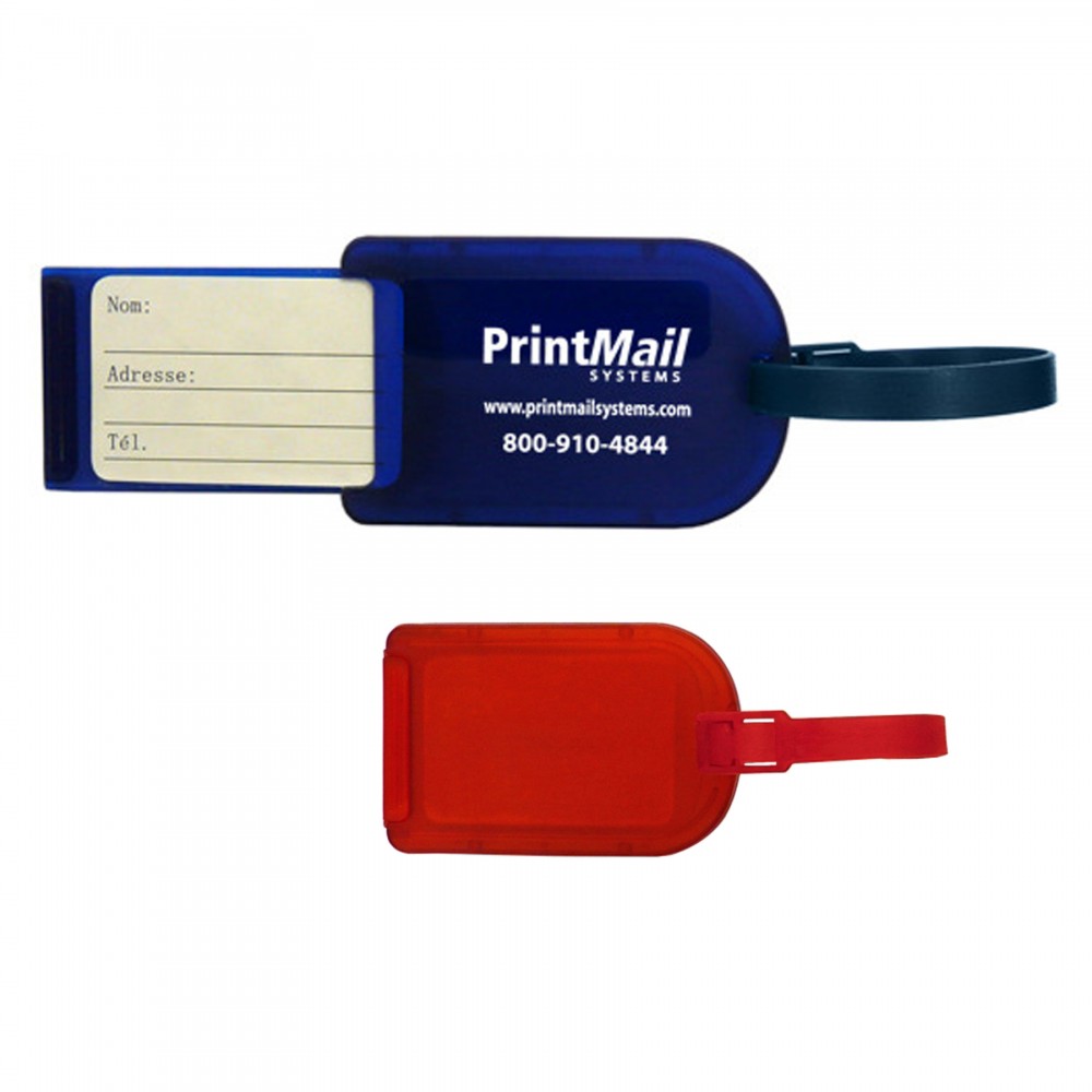 Sliding Luggage Tag Logo Branded Sliding Luggage Tag Logo Branded