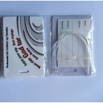 Full Color PVC Luggage Tag With A Card Insert with Logo