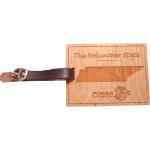 Hardwood State Luggage Tags with Logo