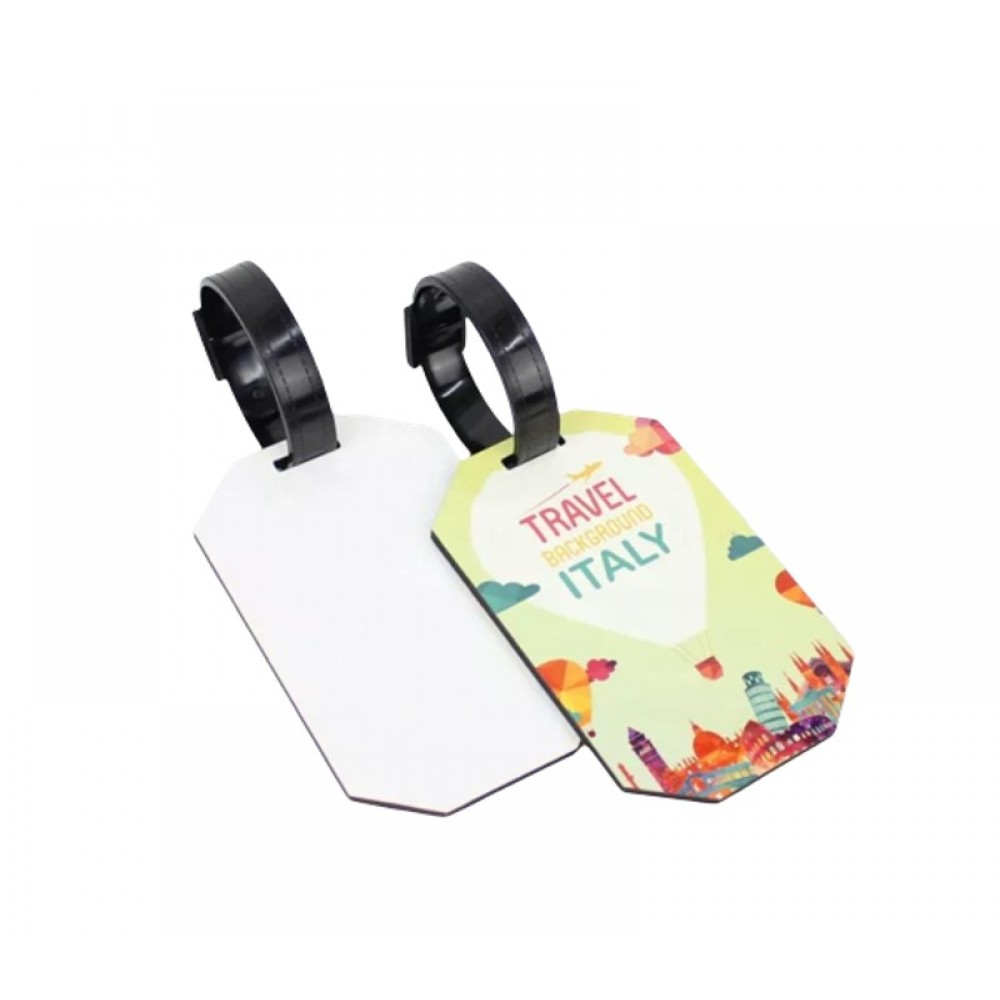 Promotional Double-Sided Full Color Fiberboard Luggage Tag