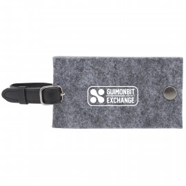 Customized THE GOODS Recycled Felt Luggage Tag  Customized THE GOODS Recycled Felt Luggage Tag