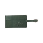 Tuscany Duo-Textured Luggage Tag. with Logo