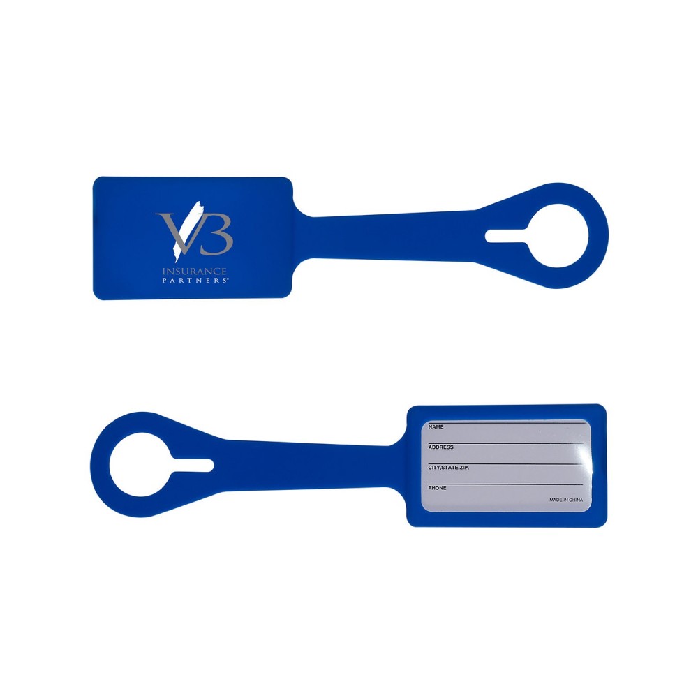 Silicone Luggage Tag with Logo
