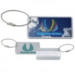 Custom Imprinted Good Value Compact Luggage Tag