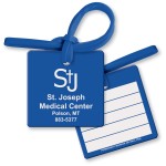 Small Square Bag & Luggage Tag - Spot Color with Logo