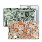 Custom Printed 3D Lenticular Coins/Dollar Bills Stock Image Luggage Tag (Imprinted)