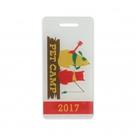 Acrylic Tag (1-5 Sq. Inches) with Logo