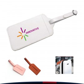 Customized Hollowed PU Luggage Tag