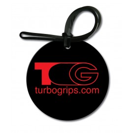 Large Round Bag & Luggage Tag - Spot Color with Logo