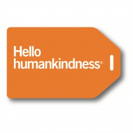 Hang Tag Shaped Luggage Tag with Logo