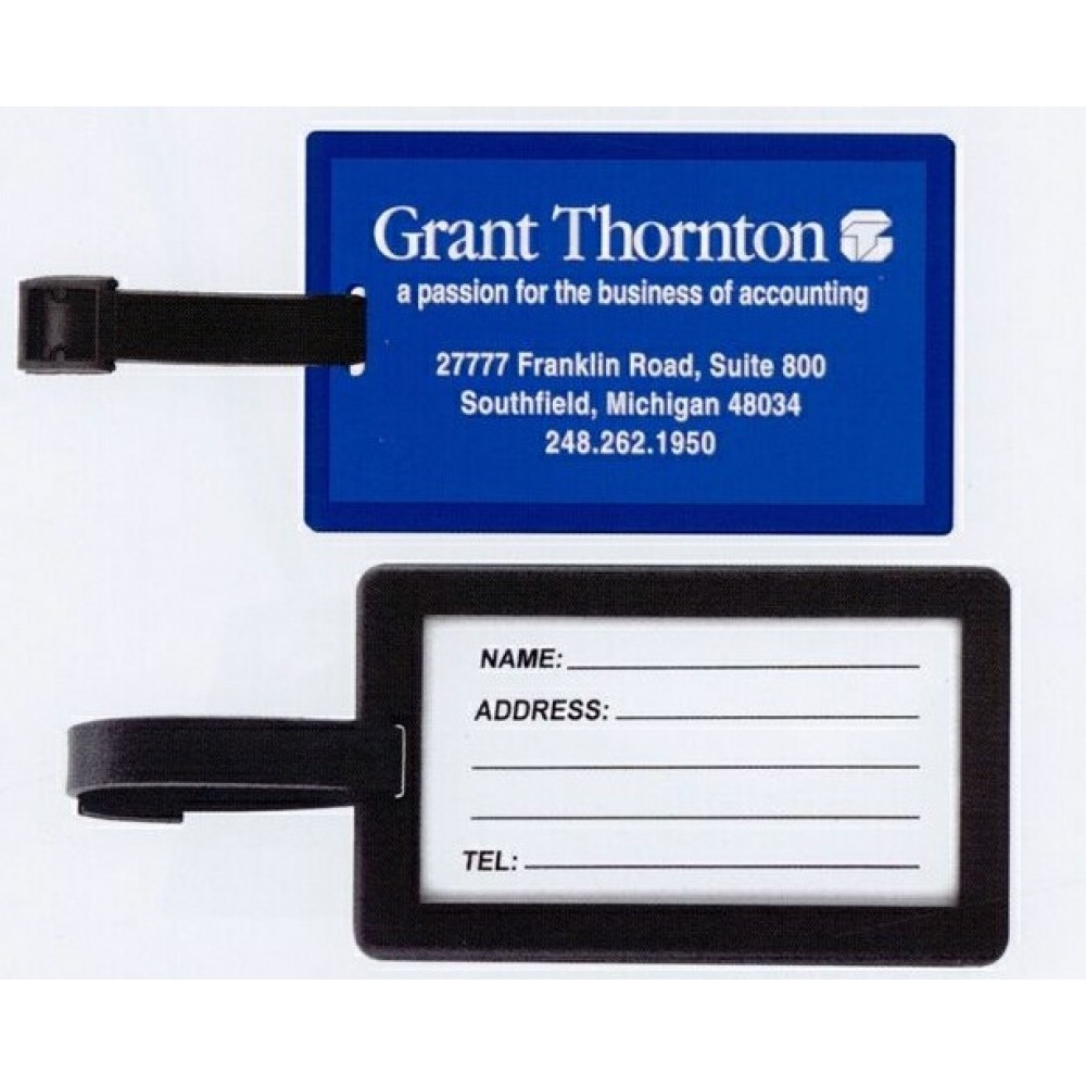 Rubber PVC Luggage Tag with Logo