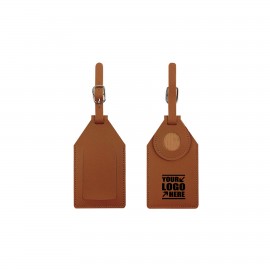 PU Leather Luggage Tag Featuring an Airtag Holder with Logo  PU Leather Luggage Tag Featuring an Airtag Holder with Logo