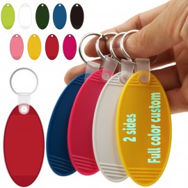 Custom Full Color Custom Motel Keychain Vintage Hotel Key Tag