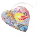 Heart Luggage Tag Custom Imprinted