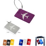 Aluminum Alloy Air Plane Luggage Tag Custom Imprinted