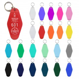 Logo Branded Vintage Motel Key Tag Hotel Keychain 3.5Â¡