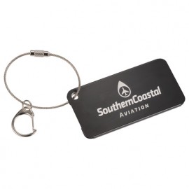 Aluminum Identification Tag with Logo  Aluminum Identification Tag with Logo