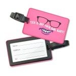 Custom Printed Soft PVC Luggage Tag Holders - Large